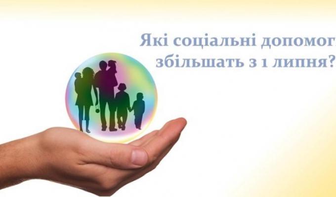 Проведено перерахунок державних соціальних допомог та компенсацій