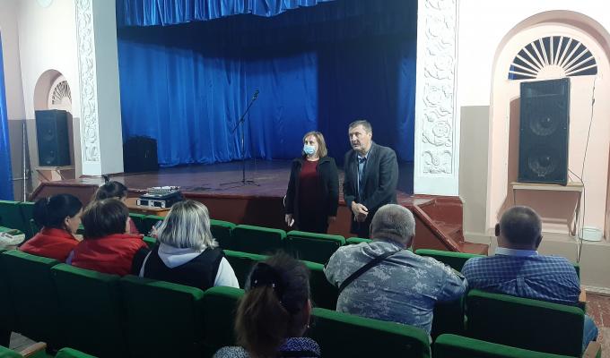 Відбулася зустріч з громадськістю с.Кам’янка за участю голови Новопсковської районної державної адміністрації Світлани Слюсарєвої