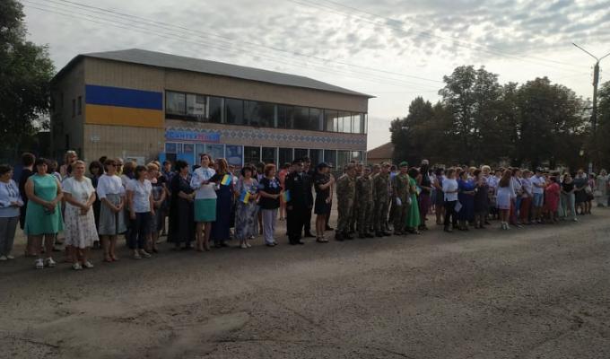Урочиста церемонія підняття Державного Прапора України 