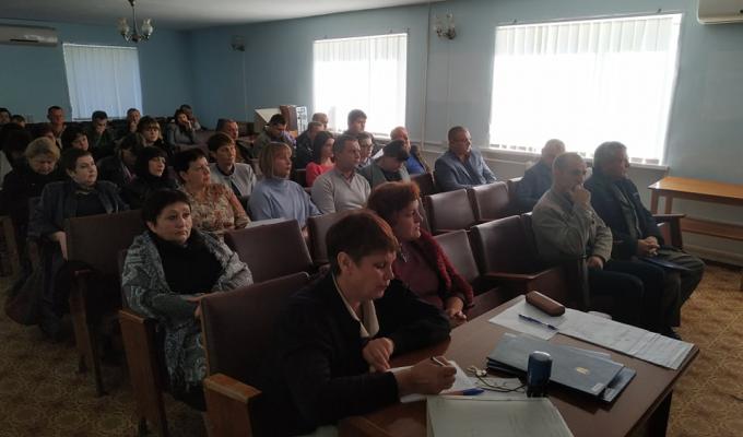 25 вересня 2019 року під керівництвом в.о. голови Новопсковської районної державної адміністрації Світлани Слюсарєвої відбулось чергове засідання колегії райдержадміністрації.