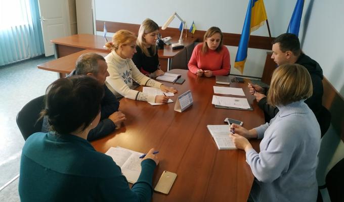 В райдержадміністрації відбулася нарада щодо реалізації проєкту, який планується реалізувати за рахунок коштів Державного фонду регіонального розвитку