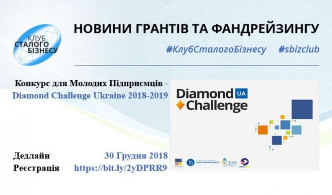 Конкурс для Молодих Підприємців – Diamond Challenge Ukraine 2018-2019