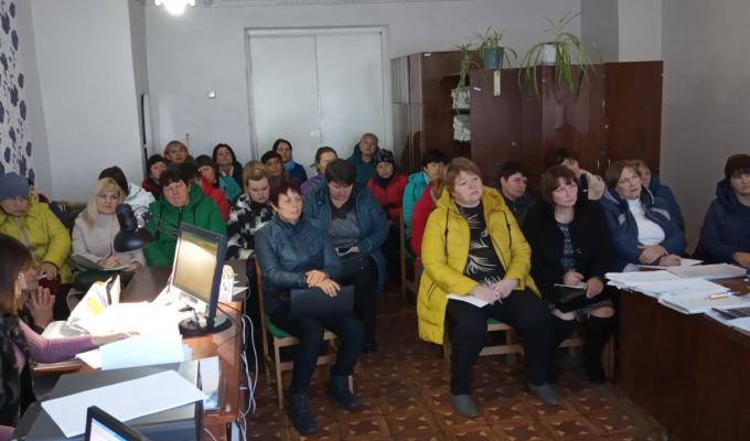  У відділі освіти  відбулося  навчання  працівників шкільних  їдалень закладів освіти  району. 
