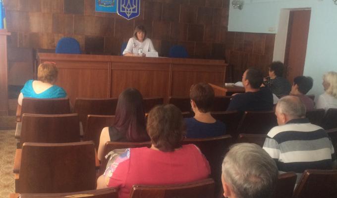 Голова райдержадміністрації Людмила Латишева провела зустріч з громадськістю району  