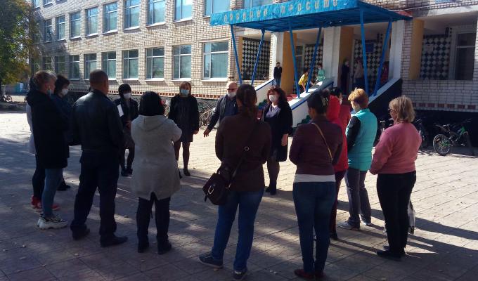 Відбулася зустріч голови райдержадміністрації Світлани Слюсарєвої з керівниками шкіл