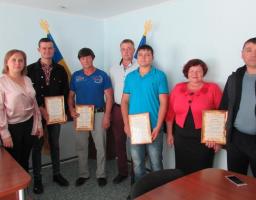 ВІДЗНАЧЕНО КРАЩИХ СПОРТСМЕНІВ РАЙОНУ