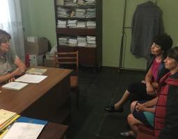 Голова Новопсковської райдержадміністрації Людмила Латишева провела виїзний прийом громадян у селі Закотне.