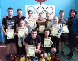 Проведені районні змагання з гирьового спорту