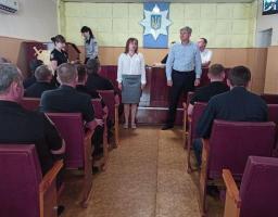 Кращих правоохоронців району відзначили грамотами з нагоди професійного свята - Дня Національної поліції України