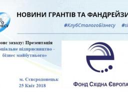 “Соціальне підприємництво – бізнес майбутнього”.